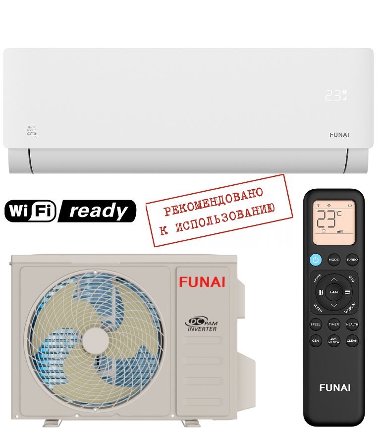 Funai RAC-I-SN25HP.D05 SENSEI 2.0 Inverter