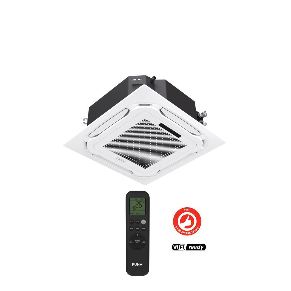 FUNAI RAM-I-OK35HP.C01/S/Pan OK-4RA ORIGAMI KODO Inverter внутренний блок кассетного типа