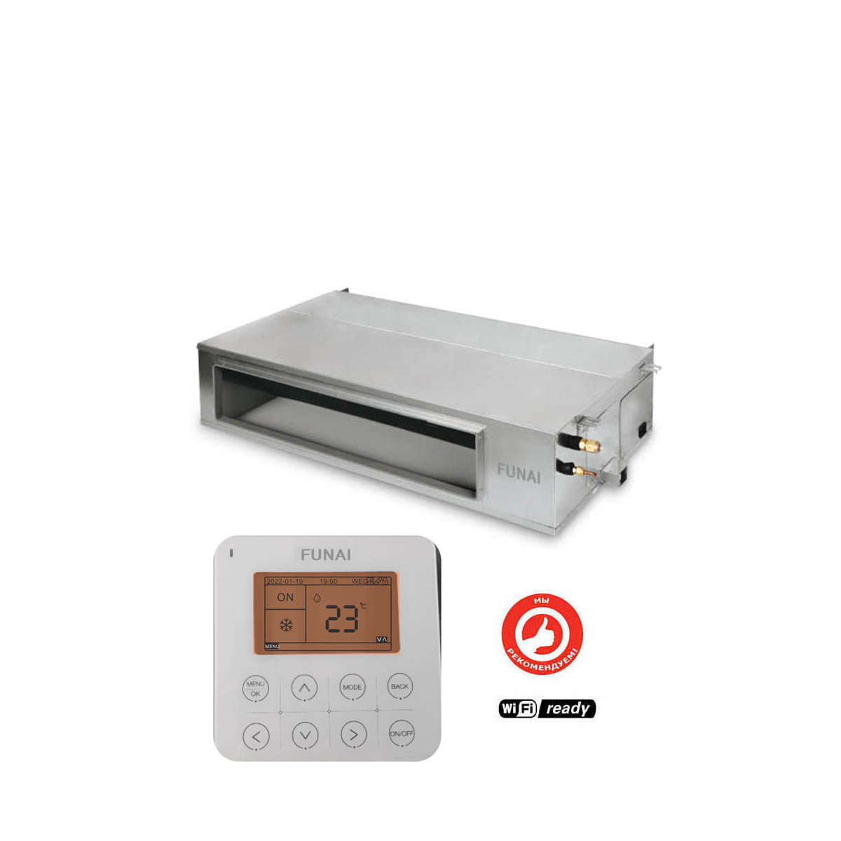 FUNAI RAM-I-OK30HP.D01/S ORIGAMI KODO Inverter внутренний блок канального типа