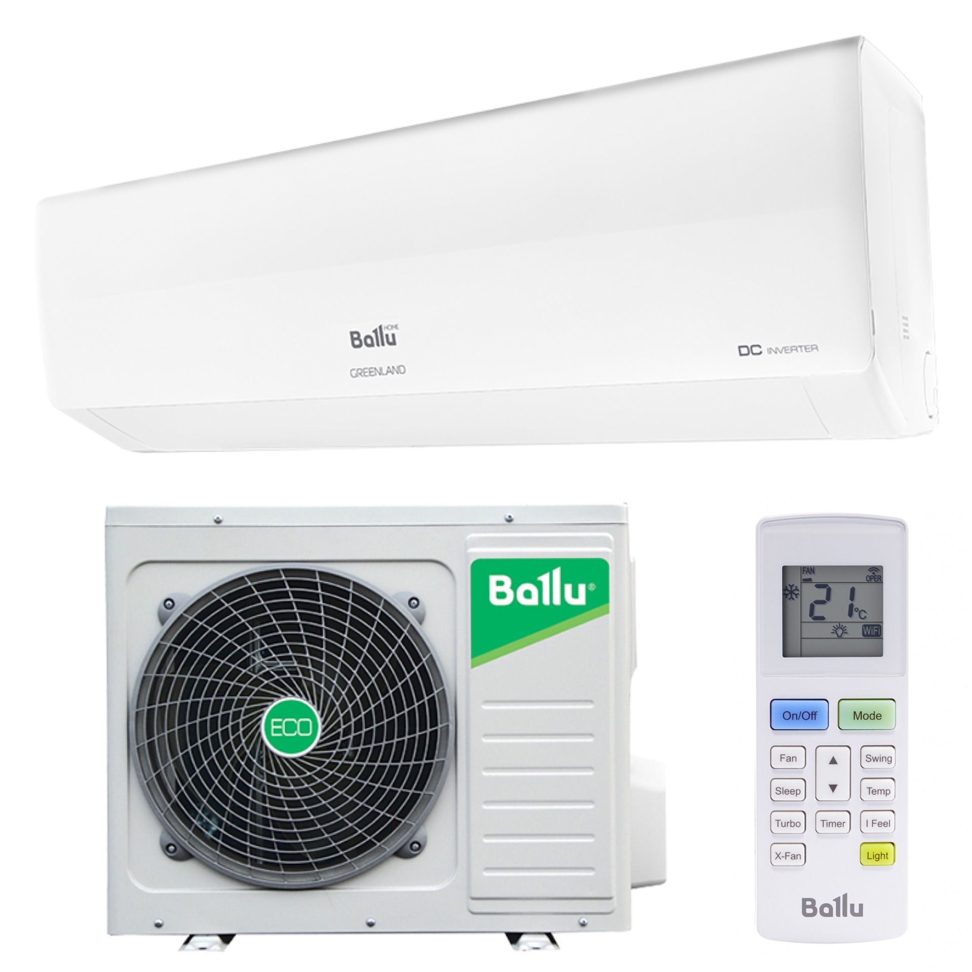 BALLU BSGRI-24HN8  Greenland DC inverter